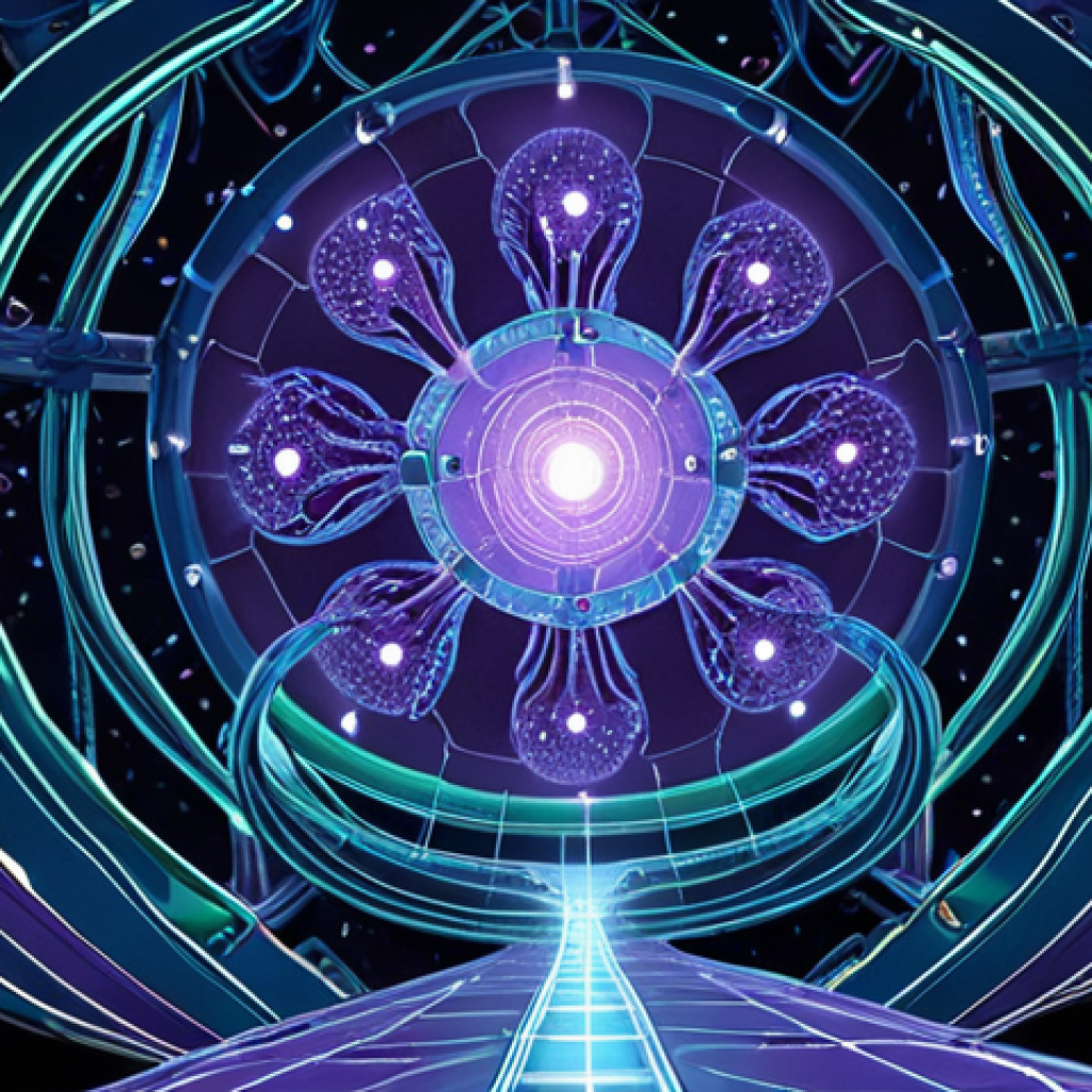 Quantum Renaissance - A Vision of Breakthroughs**
A futuristic, high-tech laboratory or a boundless digital landscape, filled with swirling, luminous patterns of light representing quantum superposition and entanglement. Holographic projections of intricate molecular structures for drug discovery, dynamically optimizing global logistics networks, and complex AI neural pathways are interwoven into the scene. A sense of rapid, groundbreaking computation and innovation dominates, with ethereal blues, purples, and greens highlighting the advanced technology. The overall mood is one of wonder, discovery, and the dawn of a new scientific era, showcasing quantum computing's transformative potential in medicine, materials, and artificial intelligence. Sci-fi, visionary, high-resolution digital art.
2. **Prompt for