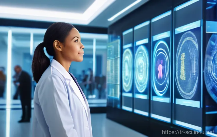 유전자 데이터와 개인 맞춤 의학 - **Prompt 1: The Future of Personalized Health**
"A diverse group of individuals, representing va...