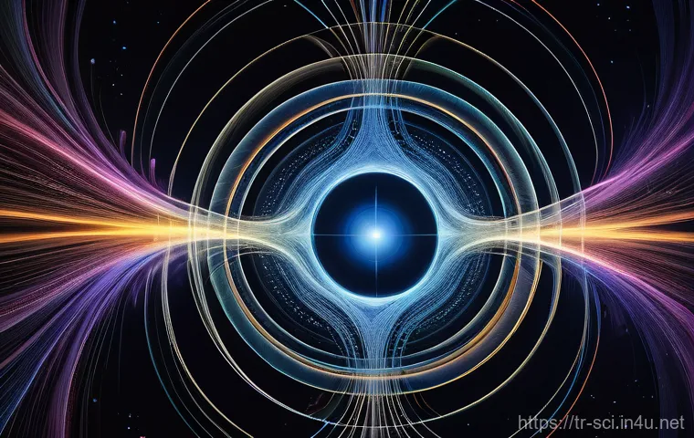 초끈 이론의 수학적 구조 - **Unveiling the Curled-Up Dimensions:**
A conceptual and intricate image revealing the idea of h... 초끈 이론의 수학적 구조 - **Unveiling the Curled-Up Dimensions:**
A conceptual and intricate image revealing the idea of h...