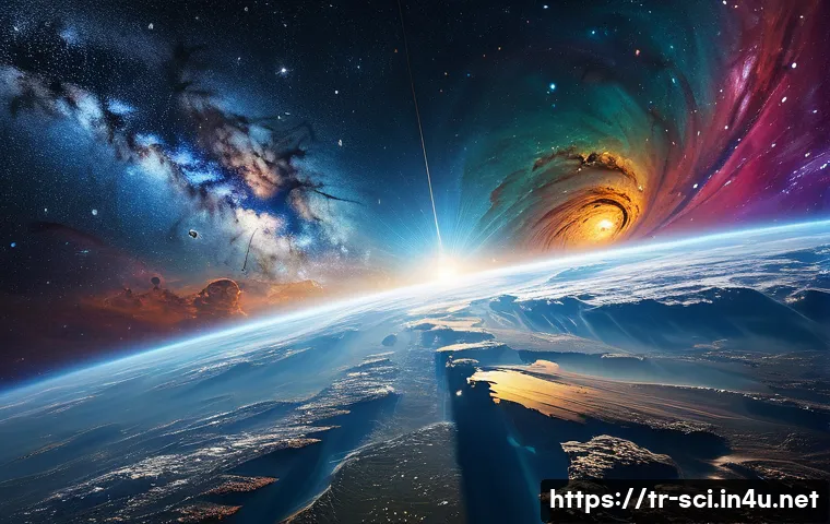 우주론과 빅뱅 모델 - Here are three detailed image generation prompts in English, inspired by the provided text about the...